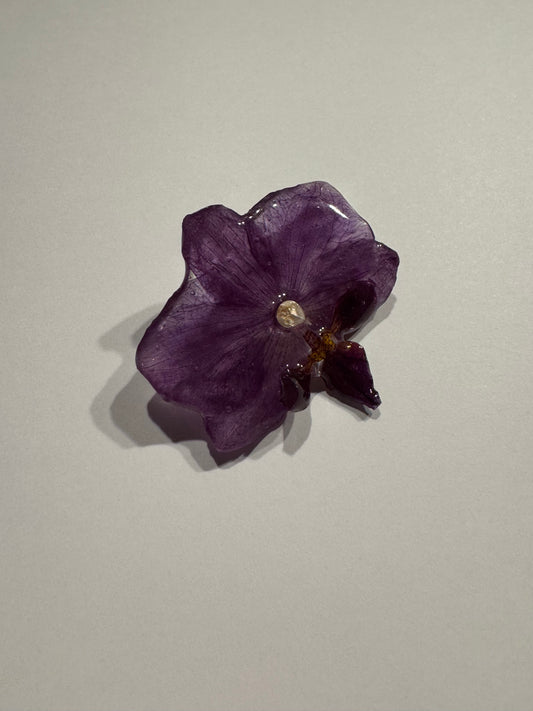 Orchid brooch